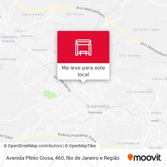 Avenida Plínio Giosa, 460 mapa