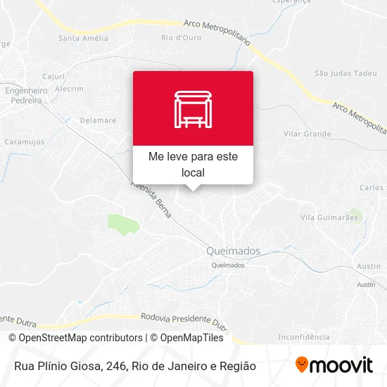 Rua Plínio Giosa, 246 mapa