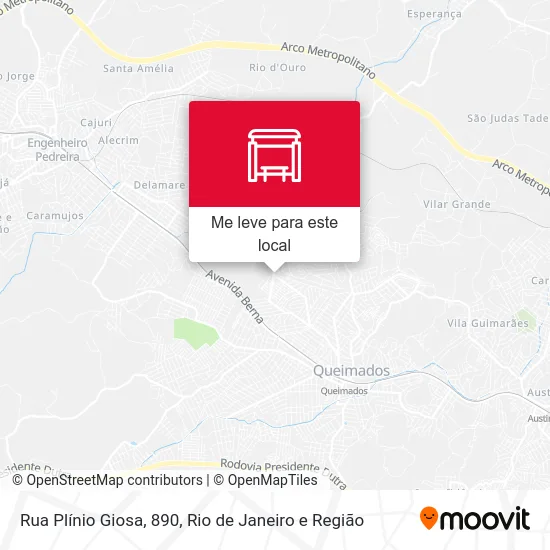 Rua Plínio Giosa, 890 mapa