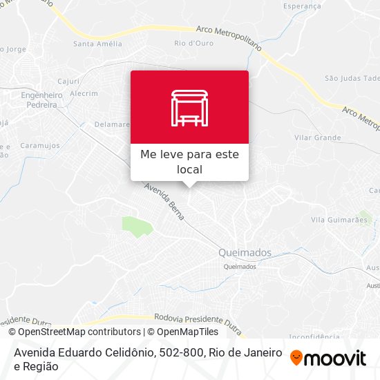 Avenida Eduardo Celidônio, 502-800 mapa