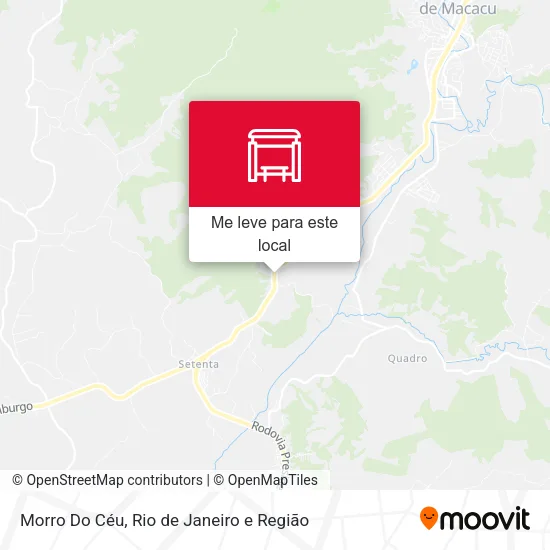 Morro Do Céu mapa