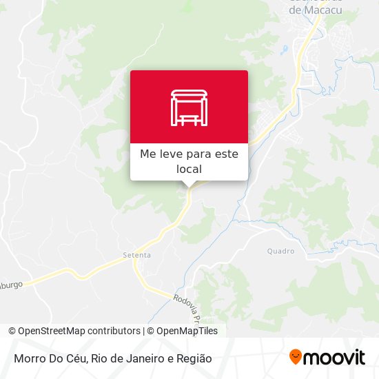 Morro Do Céu mapa