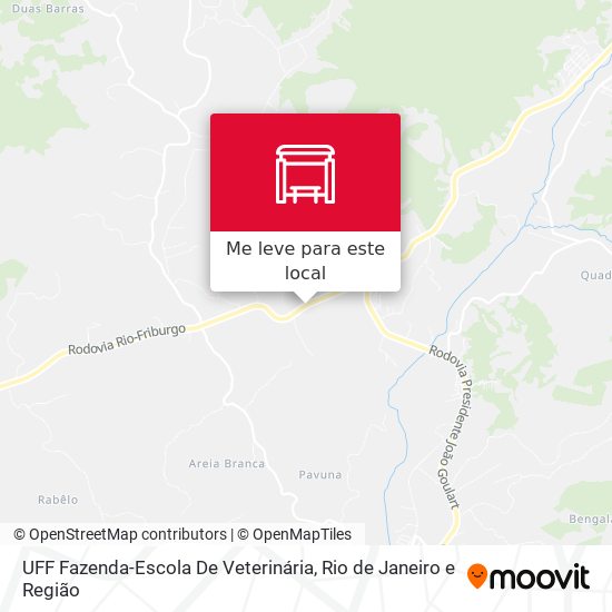 UFF Fazenda-Escola De Veterinária mapa