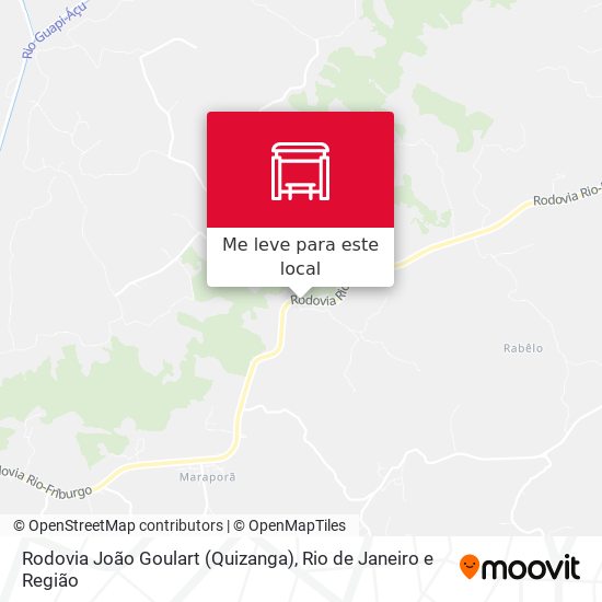 Rodovia João Goulart (Quizanga) mapa