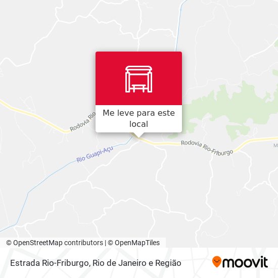Estrada Rio-Friburgo mapa