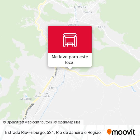 Estrada Rio-Friburgo, 621 mapa