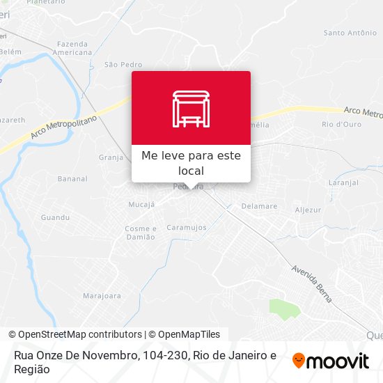 Rua Onze De Novembro, 104-230 mapa