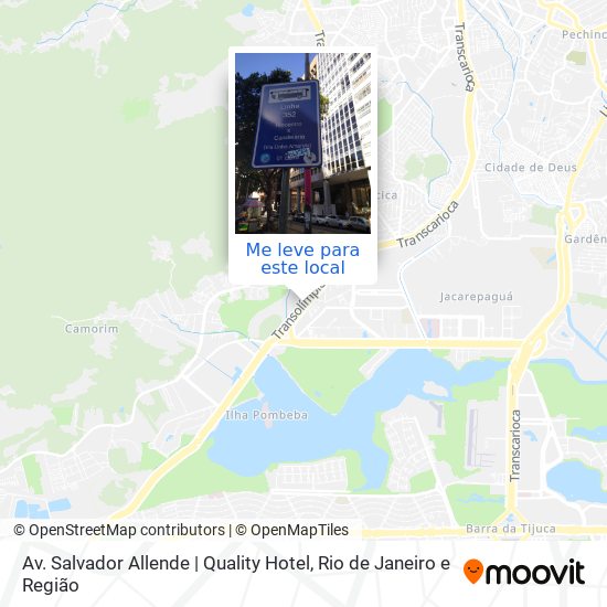 Av. Salvador Allende | Quality Hotel mapa