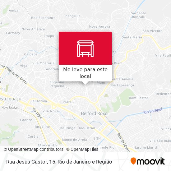 Rua Jesus Castor, 15 mapa