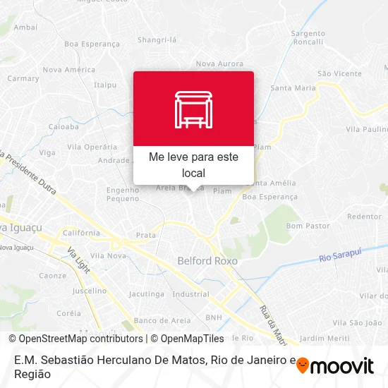 E.M. Sebastião Herculano De Matos mapa