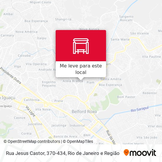Rua Jesus Castor, 370-434 mapa