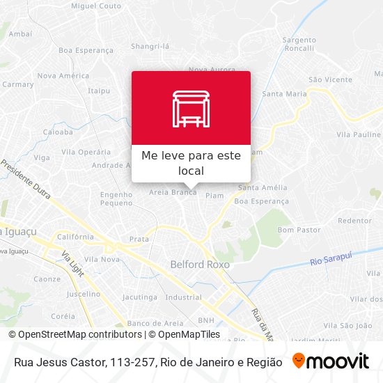 Rua Jesus Castor, 113-257 mapa