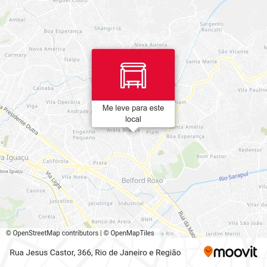 Rua Jesus Castor, 366 mapa