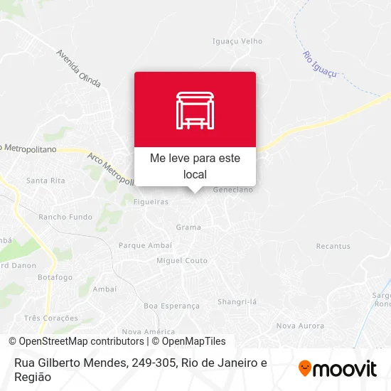 Rua Gilberto Mendes, 249-305 mapa