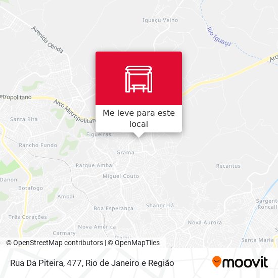Rua Da Piteira, 477 mapa