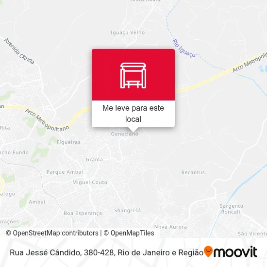 Rua Jessé Cândido, 380-428 mapa