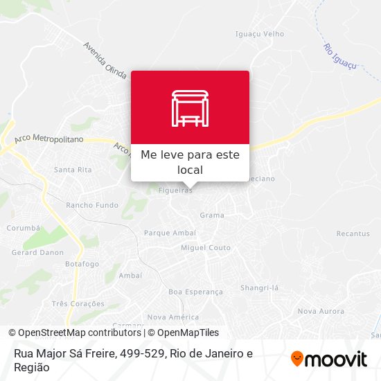 Rua Major Sá Freire, 499-529 mapa