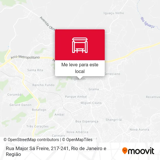 Rua Major Sá Freire, 217-241 mapa