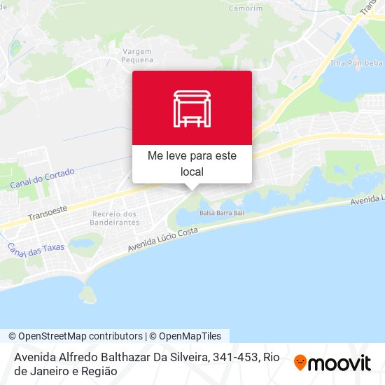 Avenida Alfredo Balthazar Da Silveira, 341-453 mapa