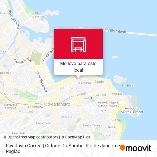 Rivadávia Correa | Cidade Do Samba mapa
