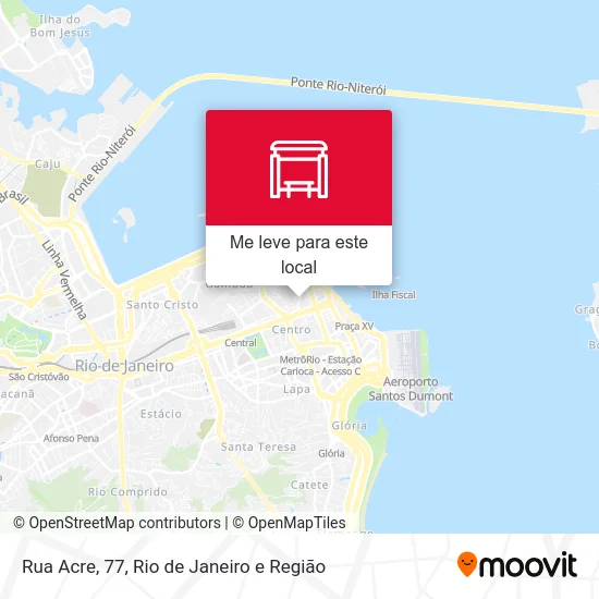 Rua Acre, 77 mapa