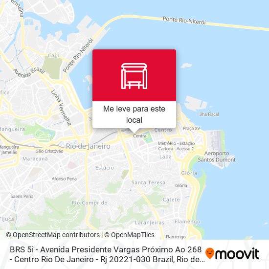 BRS 5i - Avenida Presidente Vargas Próximo Ao 268 - Centro Rio De Janeiro - Rj 20221-030 Brazil mapa