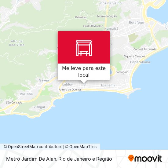 Metrô Jardim De Alah mapa