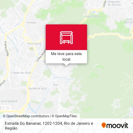 Estrada Do Bananal, 1202-1204 mapa