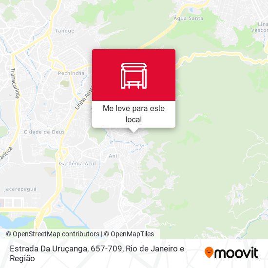 Estrada Da Uruçanga, 657-709 mapa
