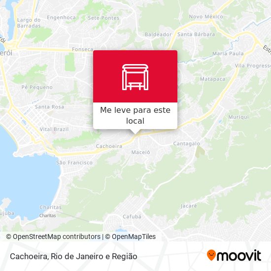 Cachoeira mapa