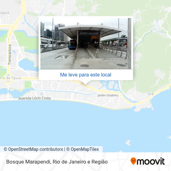 Bosque Marapendi mapa