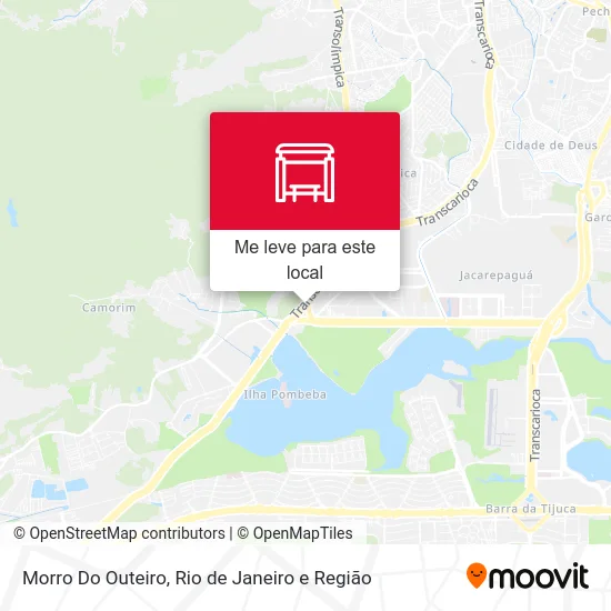 Morro Do Outeiro mapa