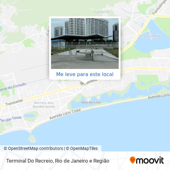Terminal Do Recreio mapa