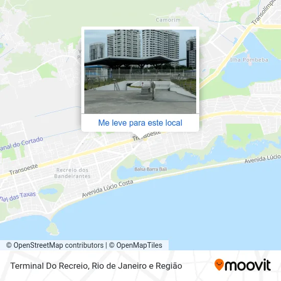 Terminal Do Recreio mapa
