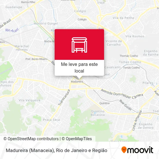 Madureira (Manaceia) mapa