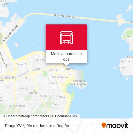 Praça XV ⛴ mapa