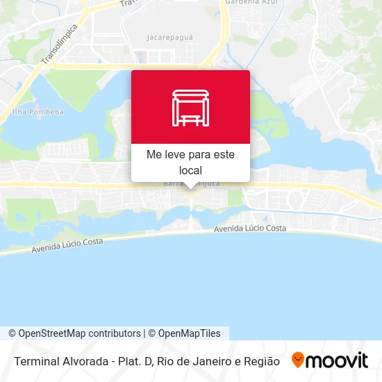 Terminal Alvorada - Plat. D mapa