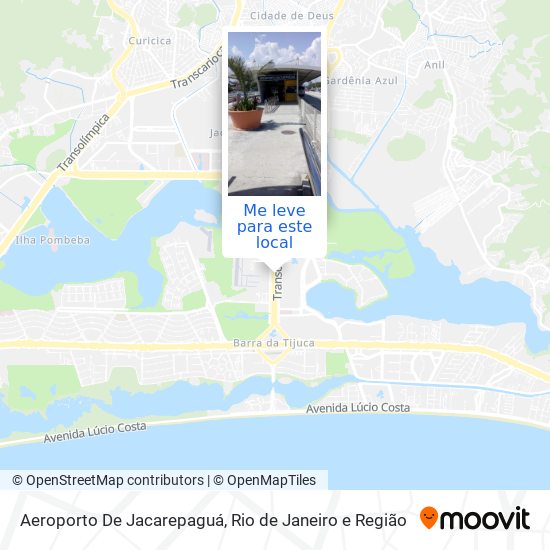 Aeroporto De Jacarepaguá mapa