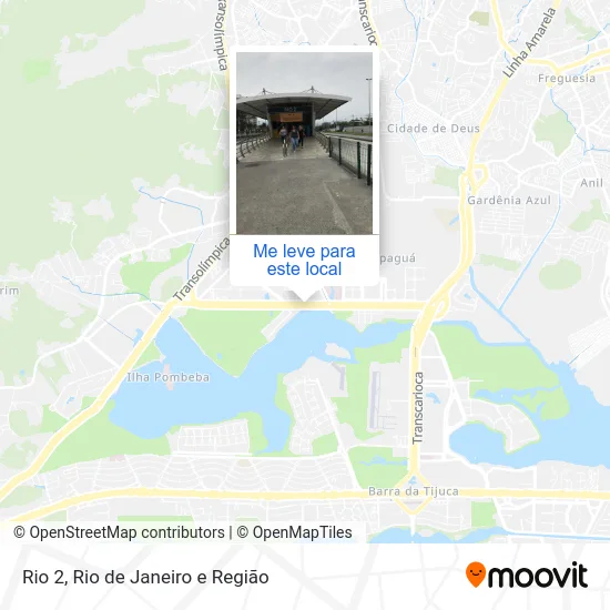 Rio 2 mapa