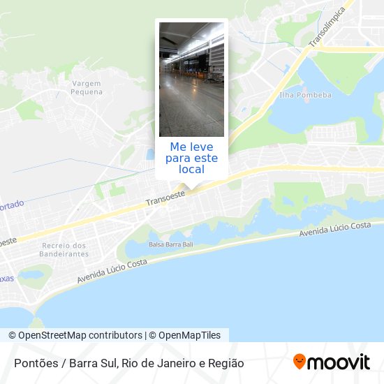 Pontões / Barra Sul mapa