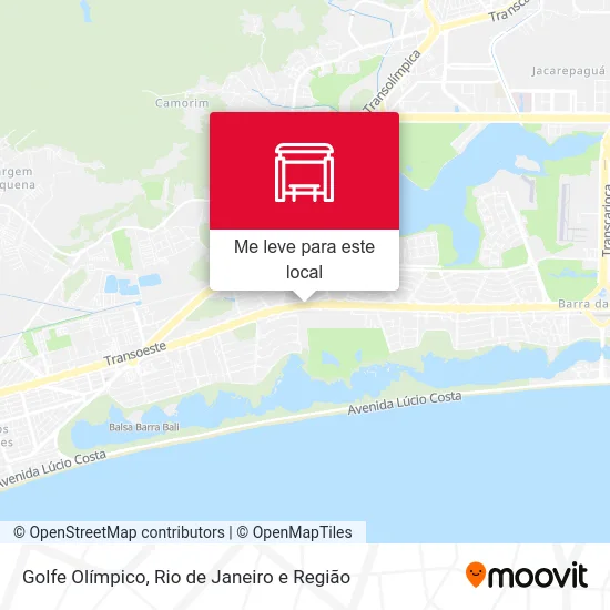 Golfe Olímpico mapa