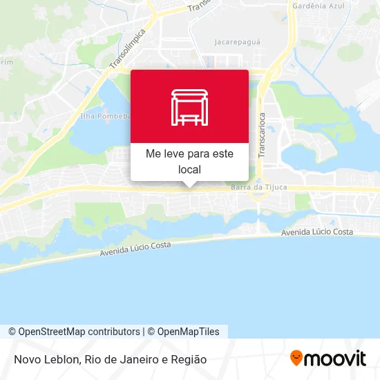 Novo Leblon mapa