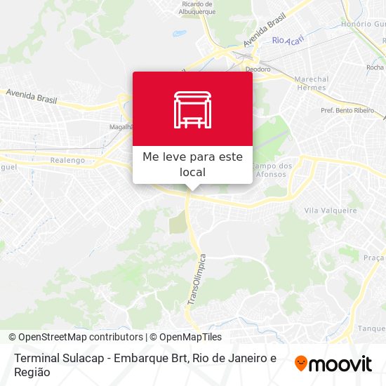 Terminal Sulacap - Embarque Brt mapa
