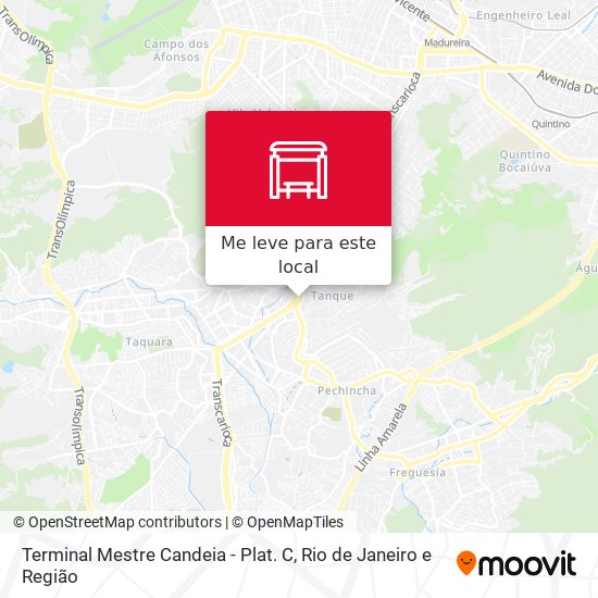 Terminal Mestre Candeia - Plat. C mapa