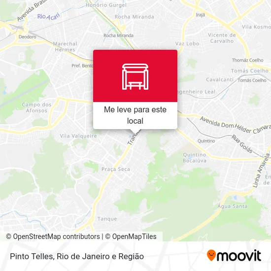 Pinto Telles mapa