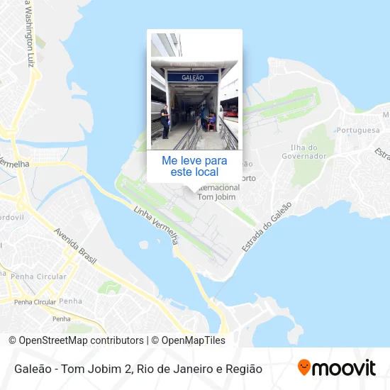 Galeão - Tom Jobim 2 mapa