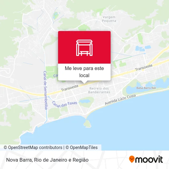 Nova Barra mapa