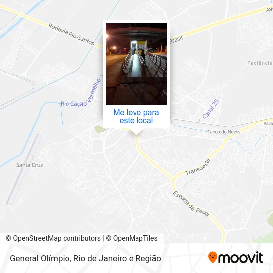 General Olímpio mapa