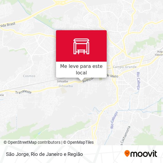 São Jorge mapa