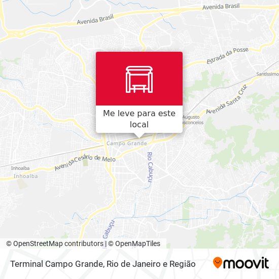 Terminal Campo Grande mapa